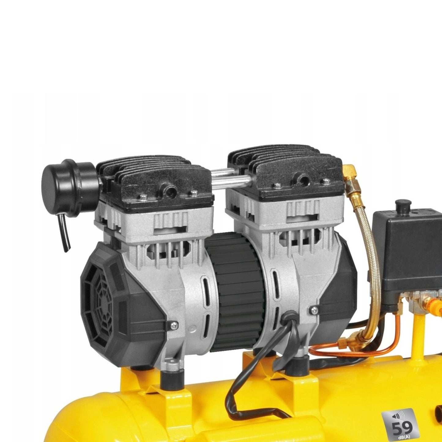 Kompresor Wyciszony 59db(A) Stanley 1,3Km 24L 8Bar