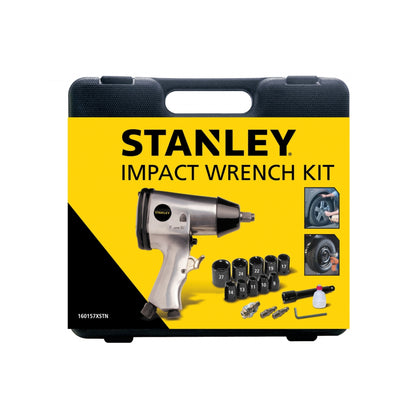 Klucz pneumatyczny 1/2" w zestawie Stanley