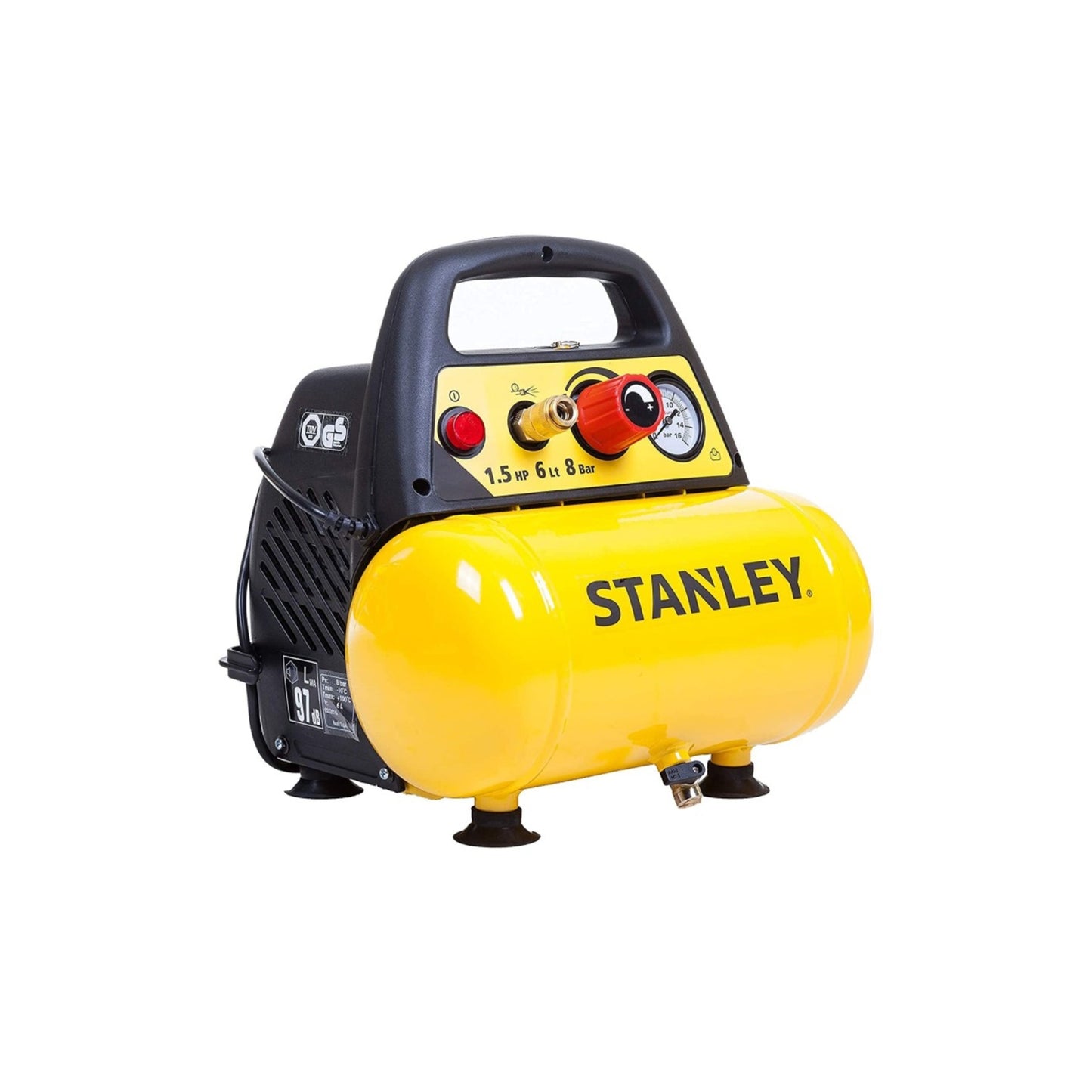 Zestaw Stanley Kompresor Bezolejowy 1,5Hp 6L 8Bar