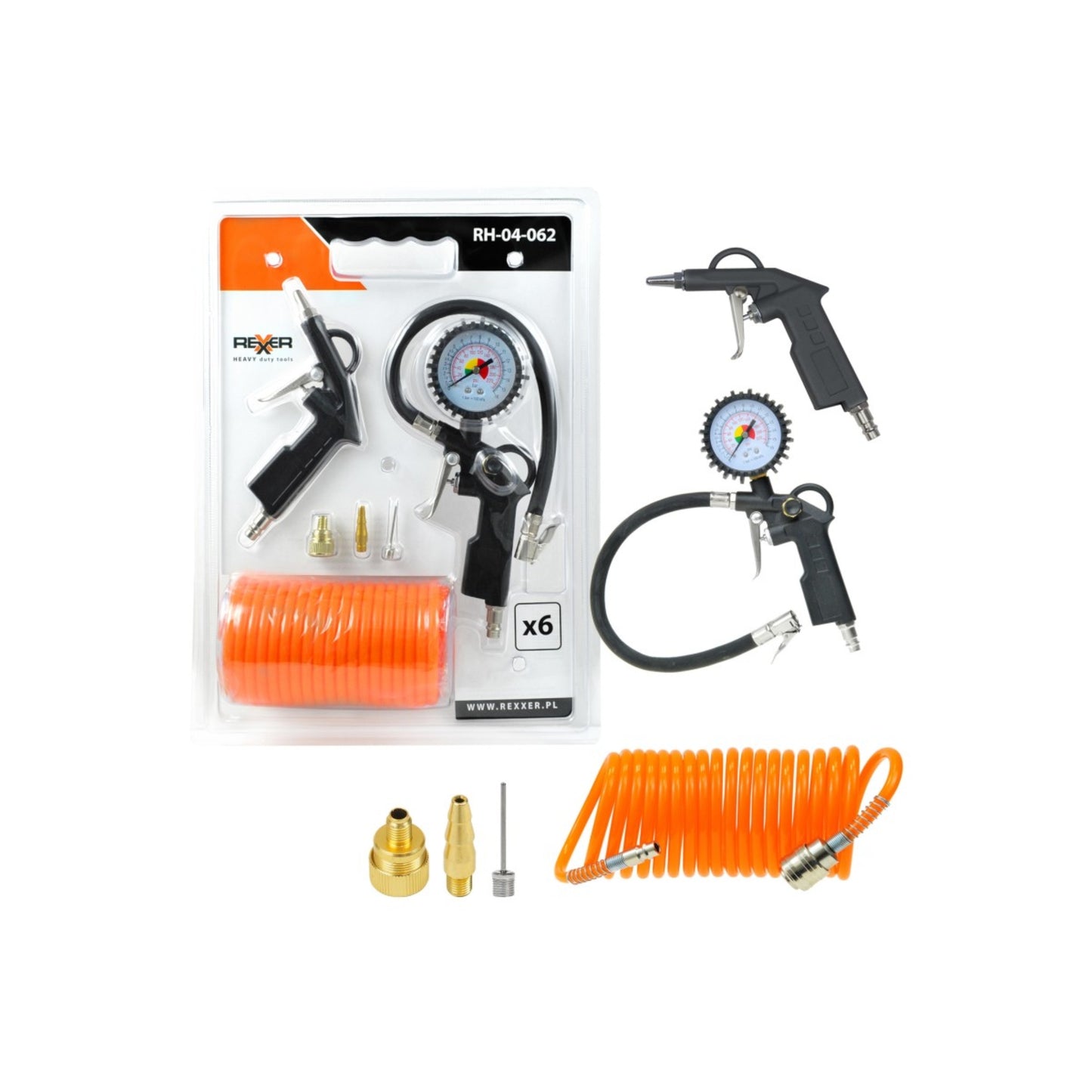 Zestaw Stanley Kompresor Bezolejowy 1,5Hp 6L 8Bar