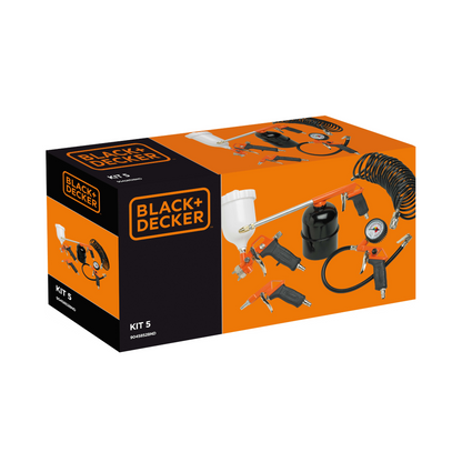 Black+Decker Zestaw Pneumatyczny 5 w 1