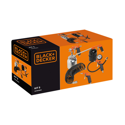 Black+Decker Zestaw Pneumatytczny 5 w 1