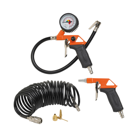 Black+Decker Zestaw Pneumatyczny 6 w 1