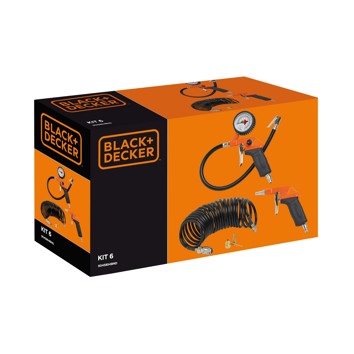 Black+Decker Zestaw Pneumatyczny 6 w 1