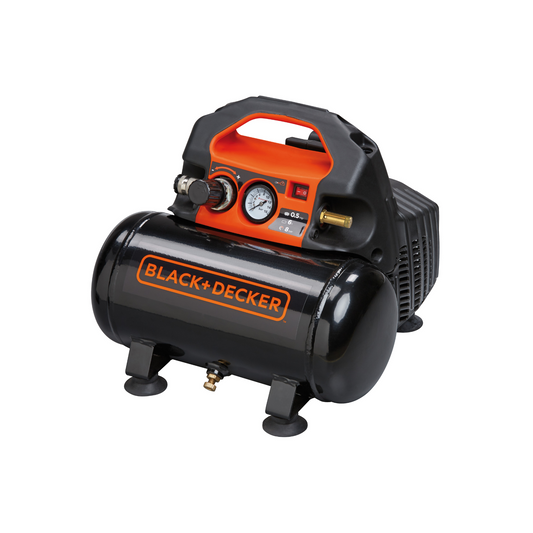 Kompresor Bezolejowy Black+Decker 0,5KM 6L 8Bar
